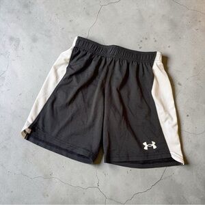 Under Armour UA 2.0 Match Shorts Youth Medium Black White Athletic